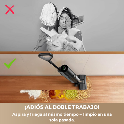 Aspiradora EverClean™ - Aspira, friega y se limpia sola. Así de fácil