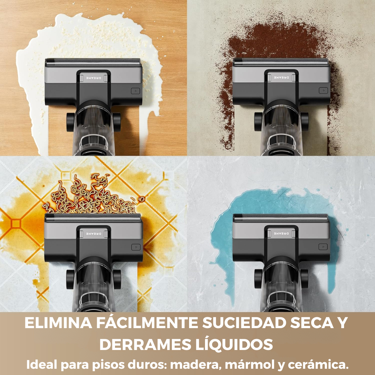 Aspiradora EverClean™ - Aspira, friega y se limpia sola. Así de fácil